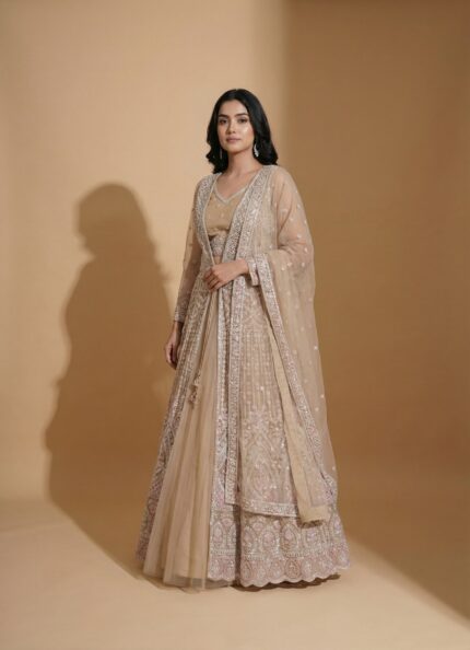 Champagne Gold Festive Dress